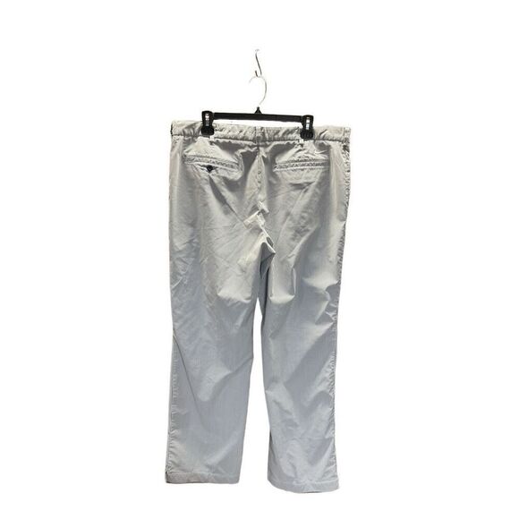 Nike Dri-Fit Golf Size 38 x 32 Light Blue/Grey Striped Pants - Picture 2 of 6